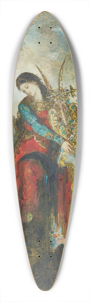 Gustave Moreau - Sappho 39.3 inch art pintail longboard deck Gustave Moreau - Sappho 39.3 inch art pintail longboard deck