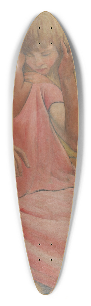 Gustave Pierre - La Mre et lenfant 39.3 inch art pintail longboard deck