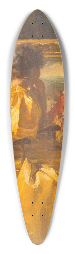 Gustave Vanaise - Visiting The Atelier 39.3 inch art pintail longboard deck