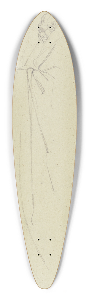 Gustav Heinrich Naecke - Saint Paul 39.3 inch art pintail longboard deck