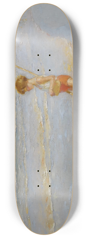 Charles Atamian - Playing on the beach 8.25 inch art skate deck