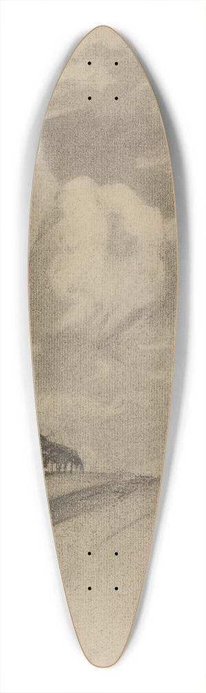 Gustav Kampmann - Landschaftsstudie 39.3 inch art pintail longboard deck