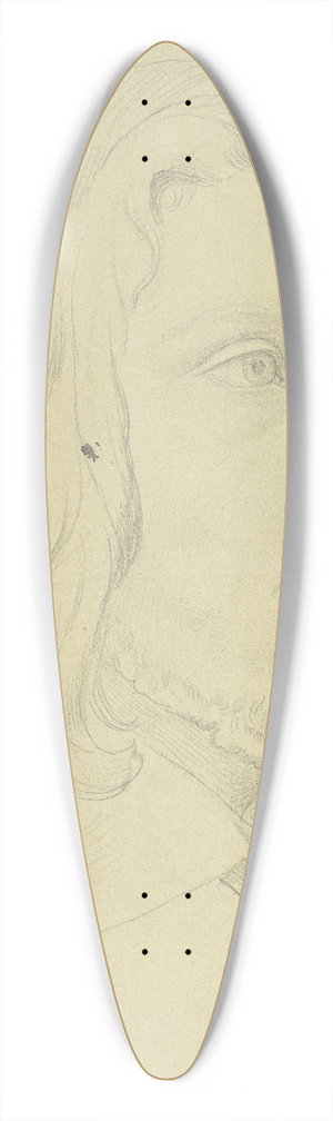 Gustav Kaupert - Bildnis eines Mannes im Dreiviertelprofil nach rechts 39.3 inch art pintail longboard deck