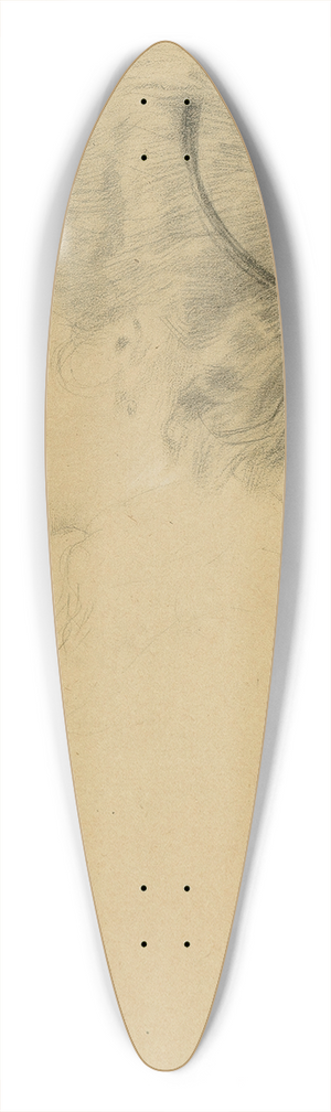 Gustav Klimt - Brustbild eines Mdchens im Profil nach links 39.3 inch art pintail longboard deck