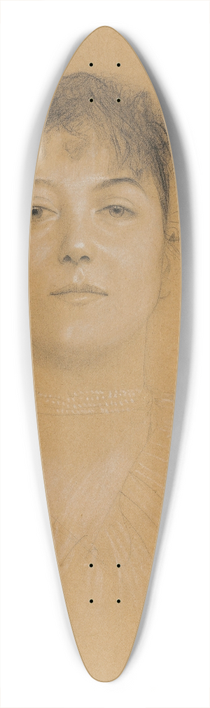 Gustav Klimt - Portrt einer Frau 39.3 inch art pintail longboard deck Gustav Klimt - Portrt einer Frau 39.3 inch art pintail longboard deck