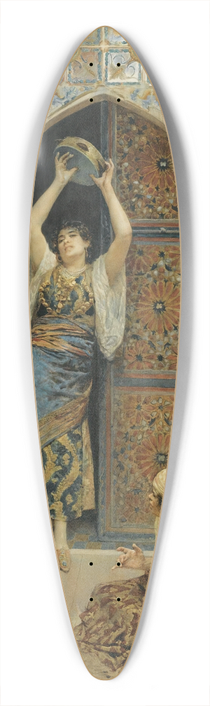 Gustavo Simoni - The dance 39.3 inch art pintail longboard deck
