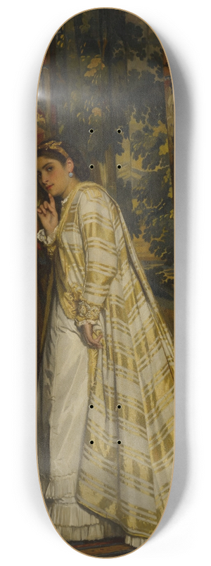 Charles Baugniet - Behind Closed Doors 8.25 inch art skate deck