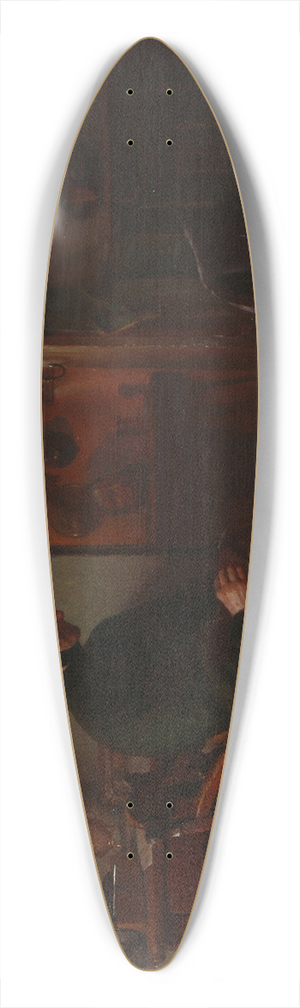 Gustav Vermehren - Kobbertjet pudses 39.3 inch art pintail longboard deck Gustav Vermehren - Kobbertjet pudses 39.3 inch art pintail longboard deck