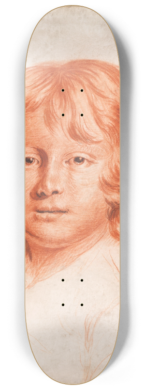 Charles Beale - Portrait of a Young Boy 8.25 inch art skate deck