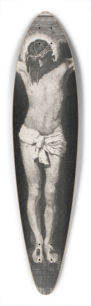 G.V. Blom - Kristus p korset 39.3 inch art pintail longboard deck