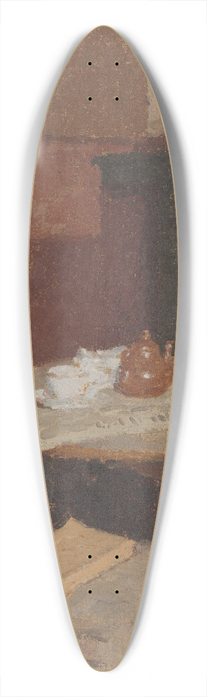 Gwen John - Interior 39.3 inch art pintail longboard deck