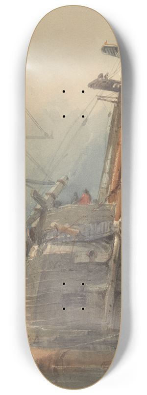 Charles Bentley - Old Men OWar 8.25 inch art skate deck