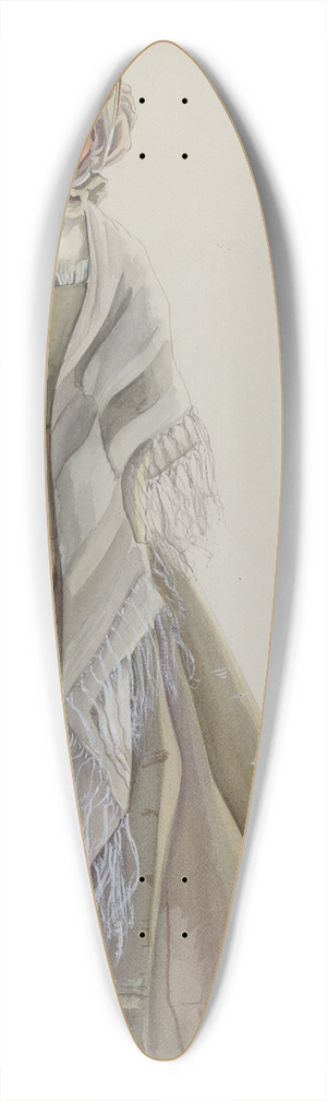 Gwyneth King - Quaker Doll 39.3 inch art pintail longboard deck
