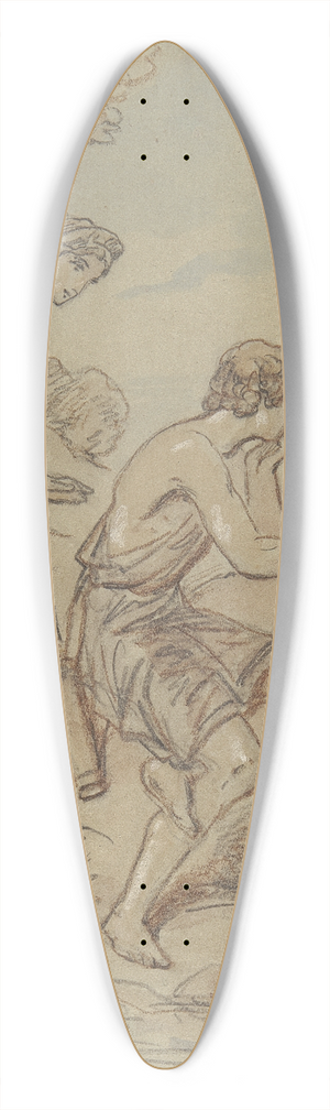 Hablot Knight Browne - Venus and Adonis pl8 39.3 inch art pintail longboard deck