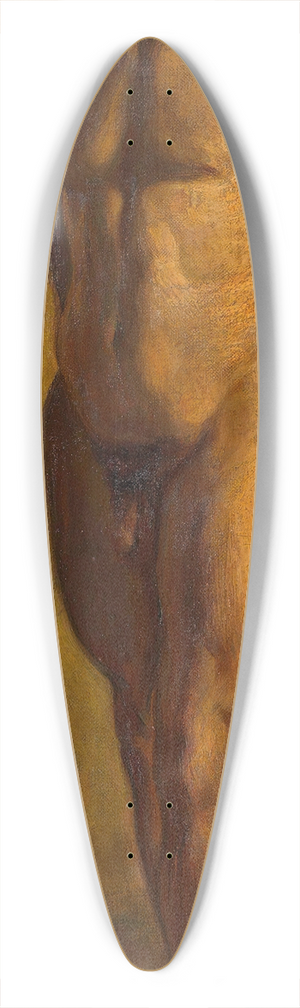 Halfdan Egedius - Mannsakt 39.3 inch art pintail longboard deck