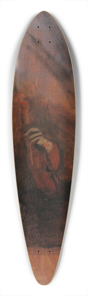 Halfdan Egedius - Study for Play and Dance 39.3 inch art pintail longboard deck