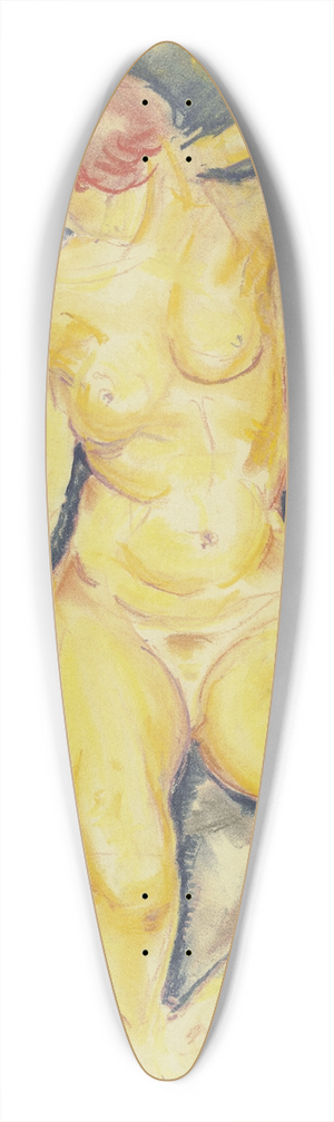 Hanns Ludwig Katz - Female nude 39.3 inch art pintail longboard deck
