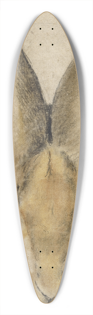 Hans Asper - Hase von vorn 39.3 inch art pintail longboard deck