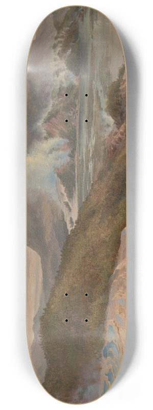 Charles Blomfield - Pink Terraces 8.25 inch art skate deck