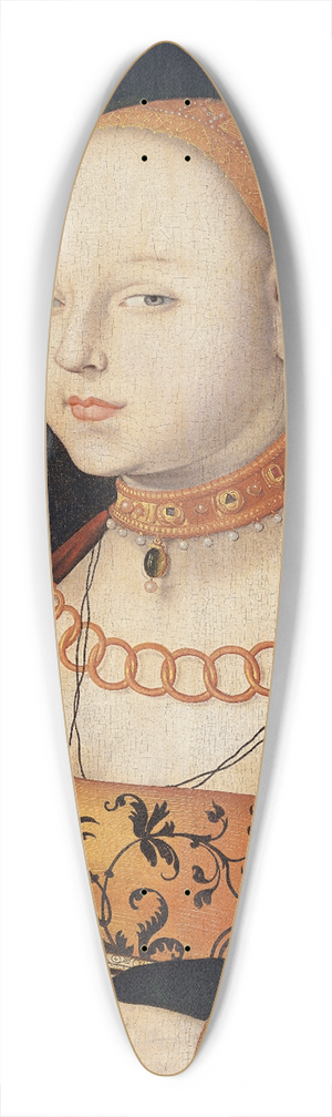 Hans Baldung - Portrait of a Lady 39.3 inch art pintail longboard deck