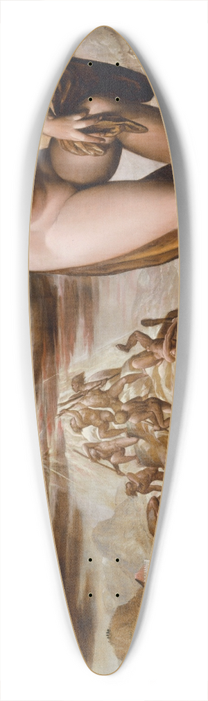 Hans Bock the Elder - Allegory of Day 39.3 inch art pintail longboard deck