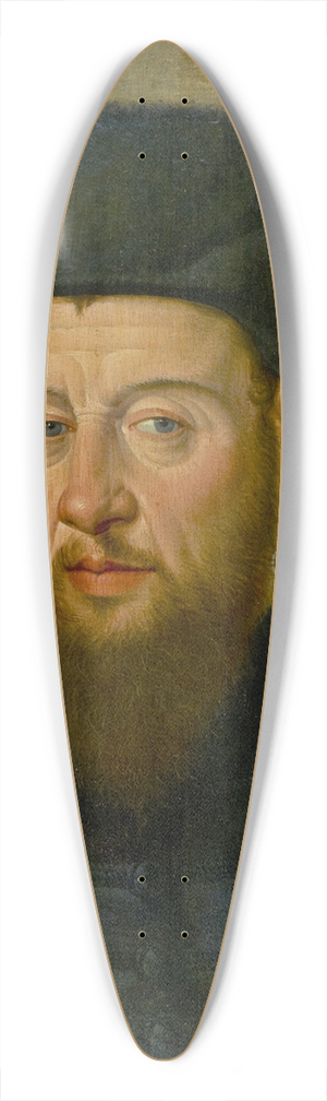 Hans Bock the Elder - Portrait of Theodor Zwinger 39.3 inch art pintail longboard deck