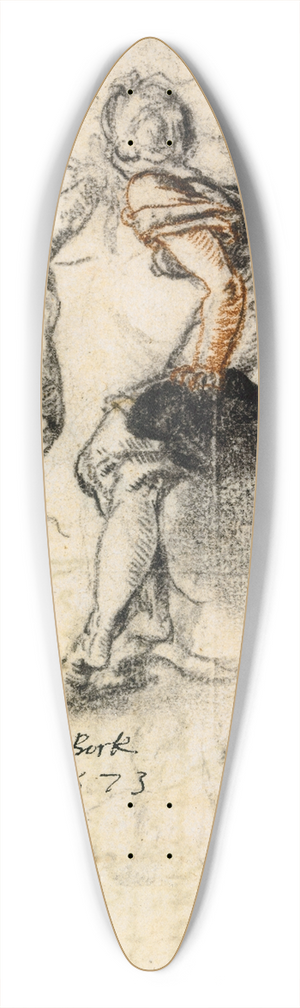 Hans Bock the Elder - Venus entsendet Amor 39.3 inch art pintail longboard deck