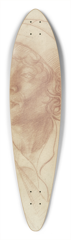 Hans Burgkmair The Elder - Portrt eines jungen Mannes 39.3 inch art pintail longboard deck