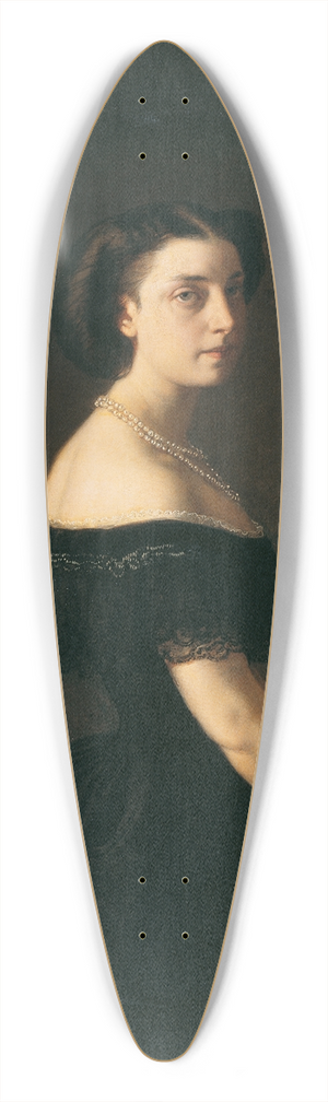 Hans Canon - Anna Schwartz Von Morgenstern 39.3 inch art pintail longboard deck