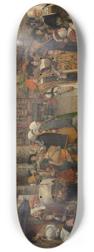 Charles Boom - Within the Walls of Antwerp in 1550 8.25 inch art skate deck Charles Boom - Within the Walls of Antwerp in 1550 8.25 inch art skate deck