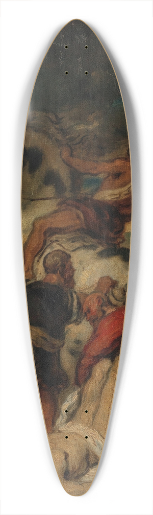 Hans Canon - The Martyrdom of St. Hippolytus 39.3 inch art pintail longboard deck
