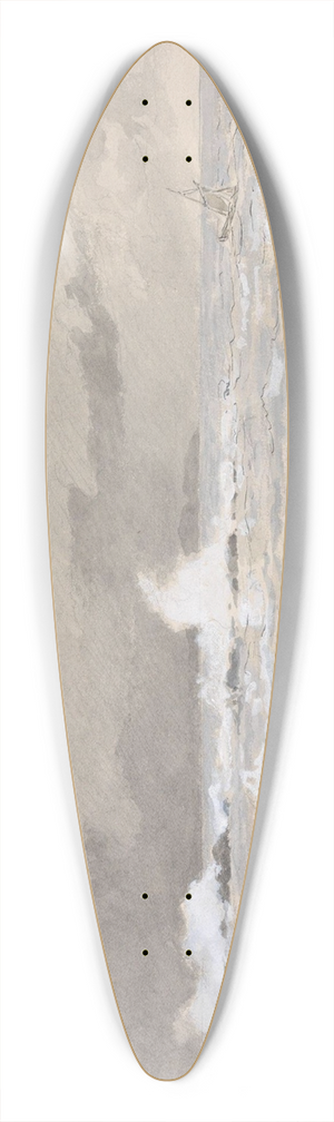 Hans Gude - Breakers 39.3 inch art pintail longboard deck