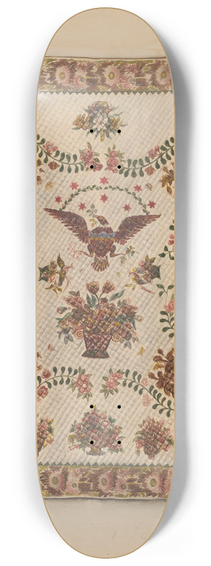 Charles Bowman - Quilt 8.25 inch art skate deck