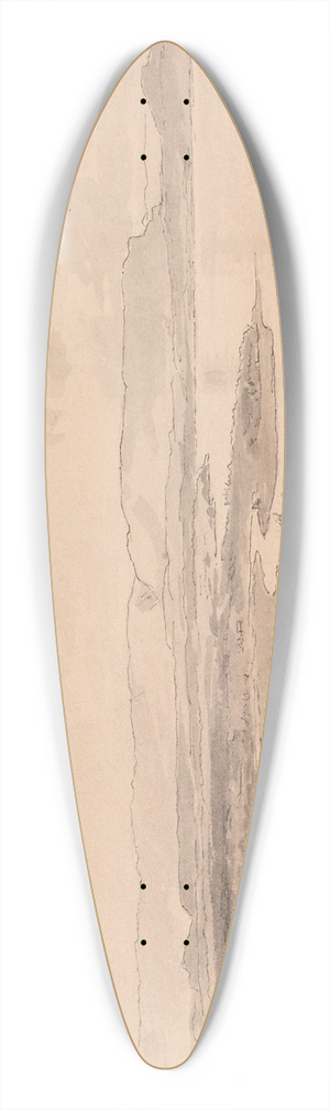 Hans Gude - En tiurleik i Holleia 39.3 inch art pintail longboard deck
