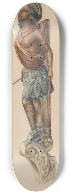 Charles Bowman - Ships Figurehead 8.25 inch art skate deck
