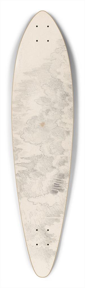 Hans Gude - Fra Semsvannet 39.3 inch art pintail longboard deck