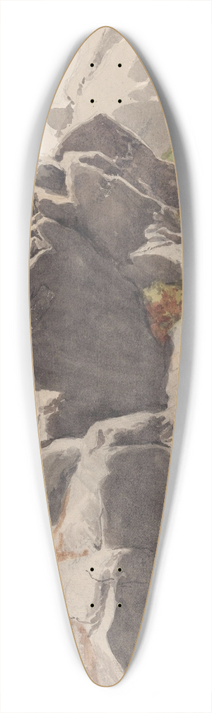 Hans Gude - Klippe 39.3 inch art pintail longboard deck