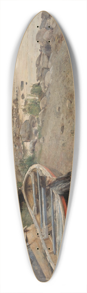 Hans Heyerdahl - View from sgrdstrand 39.3 inch art pintail longboard deck