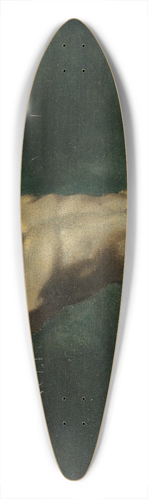 Hans Holbein The Elder - Terminus, The Device of Erasmus 39.3 inch art pintail longboard deck