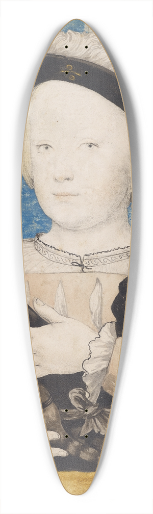 Hans Holbein The Younger - Portrait of a boy with a marmoset 39.3 inch art pintail longboard deck