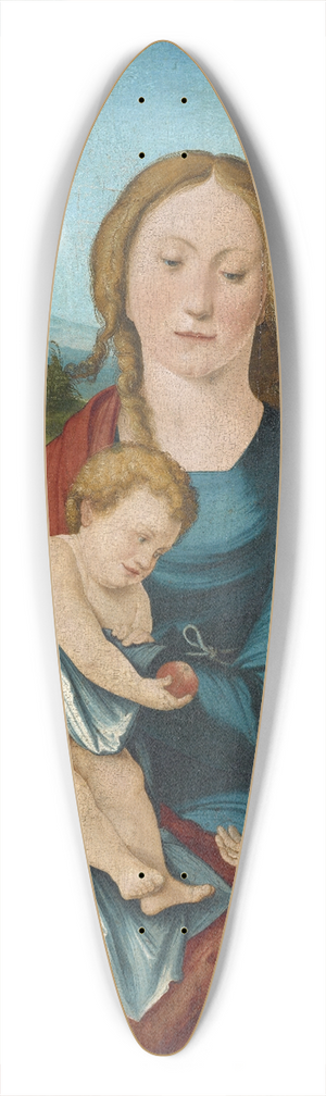 Hans Leonhard Schufelein - Virgin with Child and the Infant Saint John the Baptist 39.3 inch art pintail longboard deck