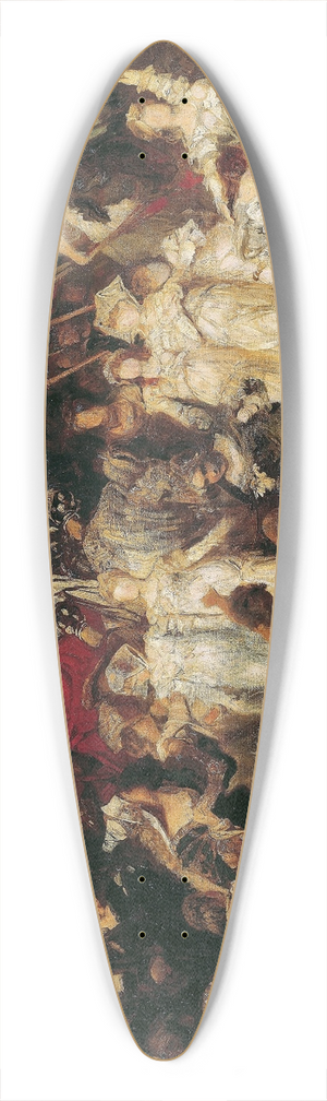 Hans Makart - Charles V enters Antwerp 39.3 inch art pintail longboard deck