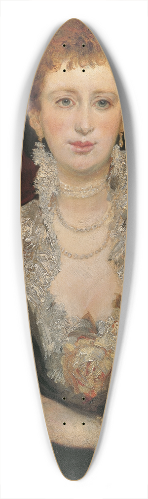 Hans Makart - Clothilde Beer 39.3 inch art pintail longboard deck