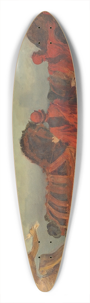 Hans Makart - Entwurf zum Festzug 1879  Die Eisenbahner 39.3 inch art pintail longboard deck