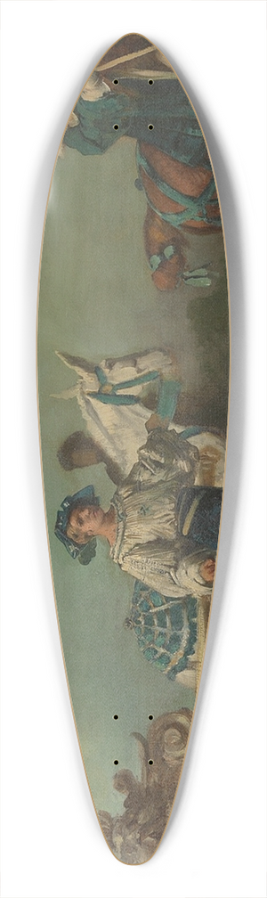Hans Makart - Entwurf zum Festzug 1879  Die Spengler 39.3 inch art pintail longboard deck
