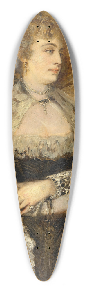 Hans Makart - Hanna Klinkosch 39.3 inch art pintail longboard deck