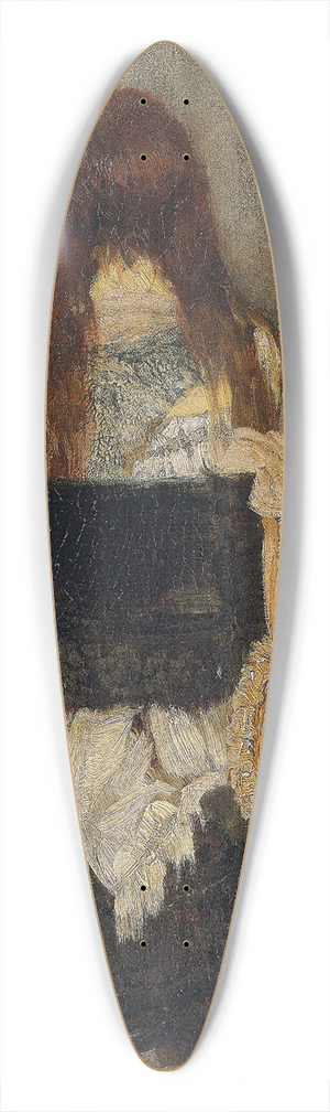 Hans Makart - Lady At The Spinet 39.3 inch art pintail longboard deck