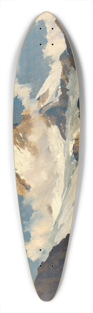 Hans Maurus - Matterhorn und Riffelsee 39.3 inch art pintail longboard deck