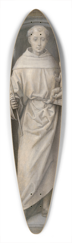 Hans Memling - Saint Anthony of Padua 39.3 inch art pintail longboard deck