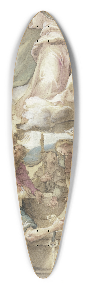Hans Rottenhammer - Assumption of Mary 39.3 inch art pintail longboard deck
